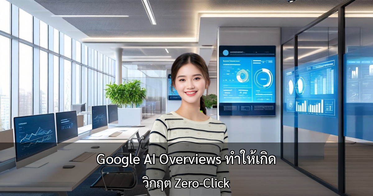 Google AI Overviews ทำให้เกิดวิกฤต Zero-Click ~ การแข่งขันเพื่อความอยู่รอดของเว็บมีเดียและผลกระทบต่อธุรกิจ~