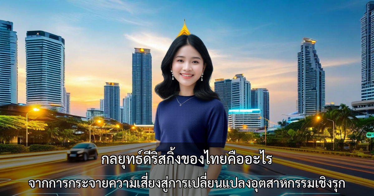 กลยุทธ์ดีริสกิ้งของไทยคืออะไร～จากการกระจายความเสี่ยงสู่การเปลี่ยนแปลงอุตสาหกรรมเชิงรุก กุญแจสำคัญอยู่ที่การปฏิรูปโครงสร้างภายใน～