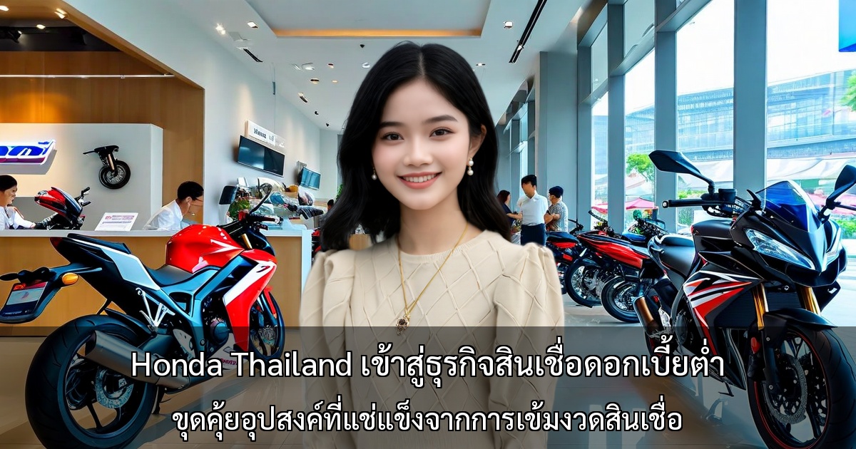 Honda Thailand เข้าสู่ธุรกิจสินเชื่อดอกเบี้ยต่ำ ～ขุดคุ้ย "อุปสงค์ที่แช่แข็ง" จากการเข้มงวดสินเชื่อเพื่อป้องกันส่วนแบ่งตลาด～
