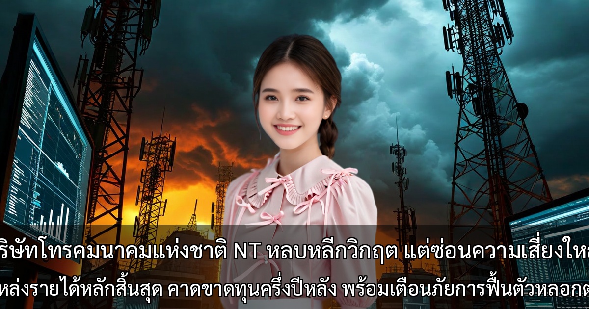 บริษัทโทรคมนาคมแห่งชาติ NT หลบหลีกวิกฤต แต่ซ่อนความเสี่ยงใหญ่ ～แหล่งรายได้หลักสิ้นสุด คาดขาดทุนครึ่งปีหลัง พร้อมเตือนภัยการฟื้นตัวหลอกตา～