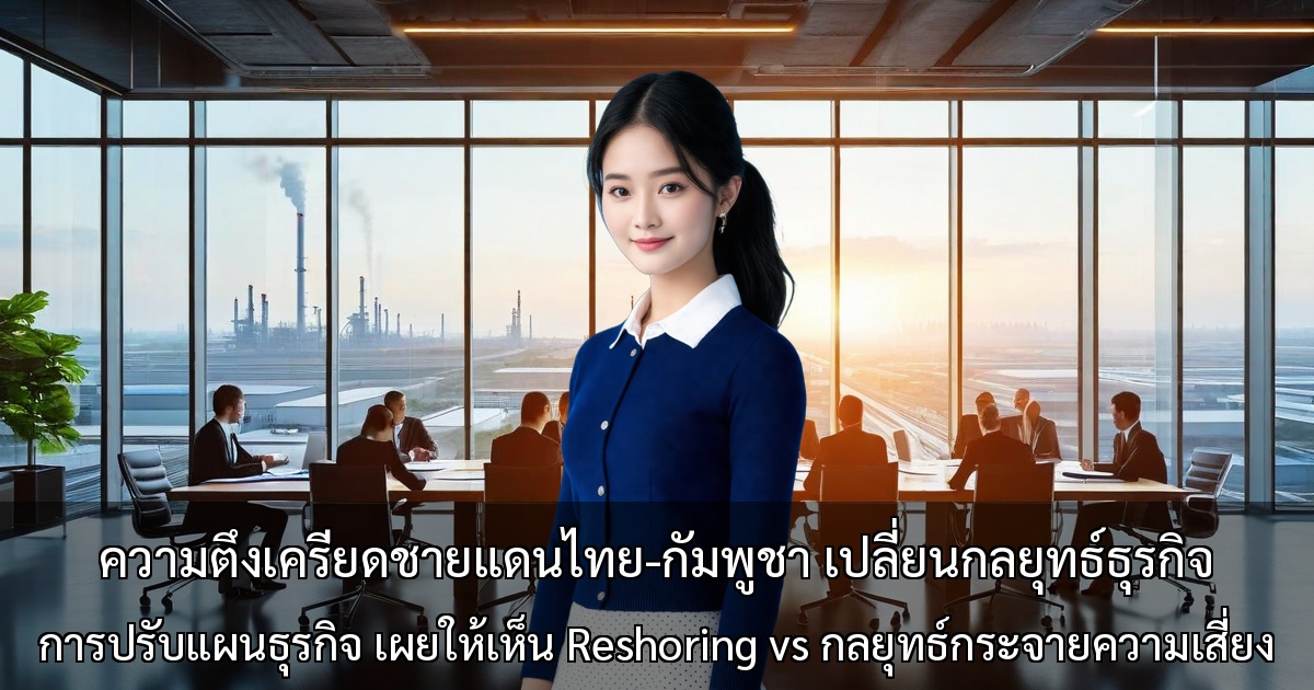ความตึงเครียดชายแดนไทย-กัมพูชา เปลี่ยนกลยุทธ์ธุรกิจ