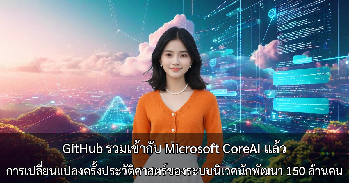 GitHub รวมเข้ากับ Microsoft CoreAI แล้ว ～การเปลี่ยนแปลงครั้งประวัติศาสตร์ของระบบนิเวศนักพัฒนา 150 ล้านคน～