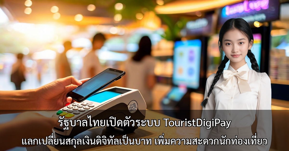 รัฐบาลไทยเปิดตัวระบบ TouristDigiPay ～แลกเปลี่ยนสกุลเงินดิจิทัลเป็นบาท เพิ่มความสะดวกนักท่องเที่ยว～