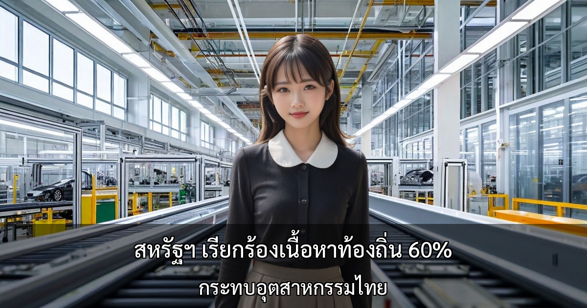 สหรัฐฯ เรียกร้องเนื้อหาท้องถิ่น 60% กระทบอุตสาหกรรมไทย ～ภัยคุกคามแท้จริงจากการค้า～