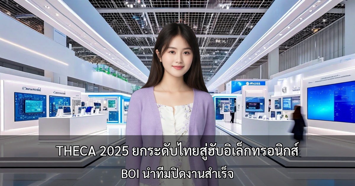 THECA 2025 ยกระดับไทยสู่ฮับอิเล็กทรอนิกส์อาเซียน ～ BOI นำทีมปิดงานสำเร็จ