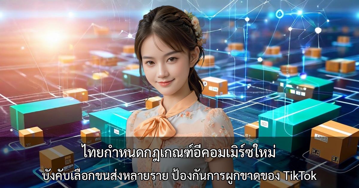 ไทยกำหนดกฎเกณฑ์อีคอมเมิร์ซใหม่ ～บังคับเลือกขนส่งหลายราย ป้องกันการผูกขาดของ TikTok～