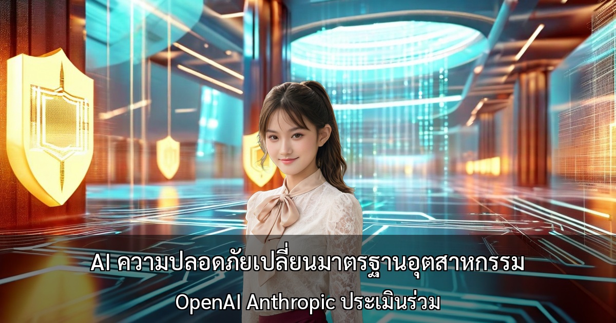 AI ความปลอดภัยเปลี่ยนมาตรฐานอุตสาหกรรม ～ OpenAI Anthropic ประเมินร่วม