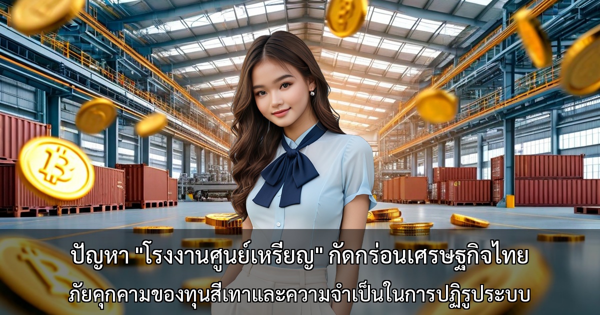 ปัญหา "โรงงานศูนย์เหรียญ" กัดกร่อนเศรษฐกิจไทย ～ ภัยคุกคามของทุนสีเทาและความจำเป็นในการปฏิรูประบบ～
