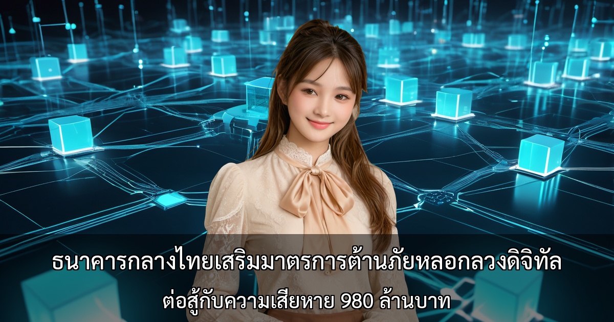 ธนาคารกลางไทยเสริมมาตรการต้านภัยหลอกลวงดิจิทัล ~ ต่อสู้กับความเสียหาย 980 พันล้านบาท ~