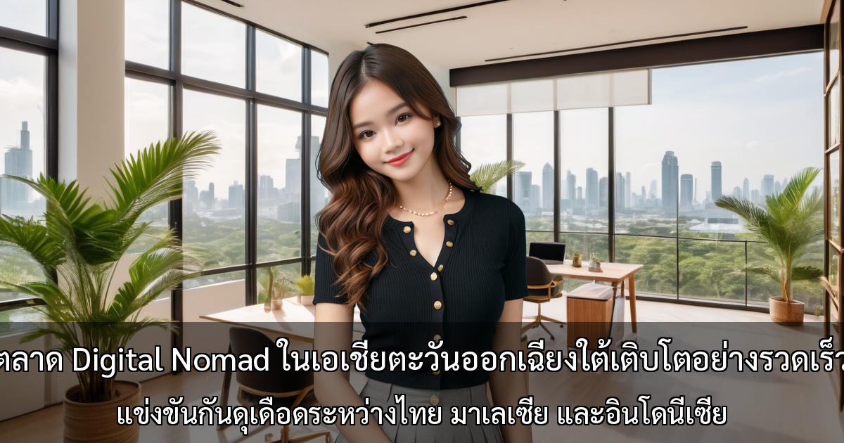 ตลาด Digital Nomad ในเอเชียตะวันออกเฉียงใต้เติบโตอย่างรวดเร็ว～แข่งขันกันดุเดือดระหว่างไทย มาเลเซีย และอินโดนีเซีย