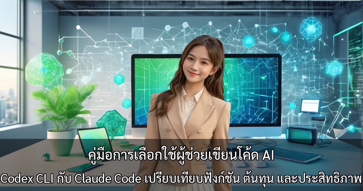 คู่มือการเลือกใช้ผู้ช่วยเขียนโค้ด AI ～ Codex CLI กับ Claude Code เปรียบเทียบฟังก์ชัน ต้นทุน และประสิทธิภาพ～