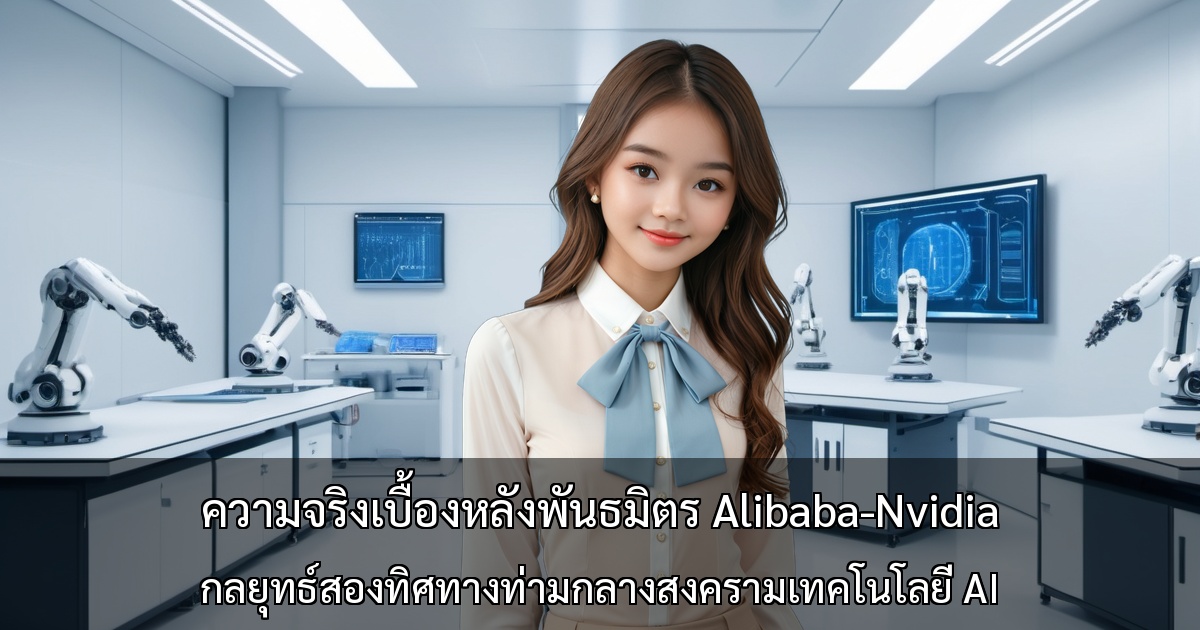 ความจริงเบื้องหลังพันธมิตร Alibaba-Nvidia ～กลยุทธ์สองทิศทางท่ามกลางสงครามเทคโนโลยี AI
