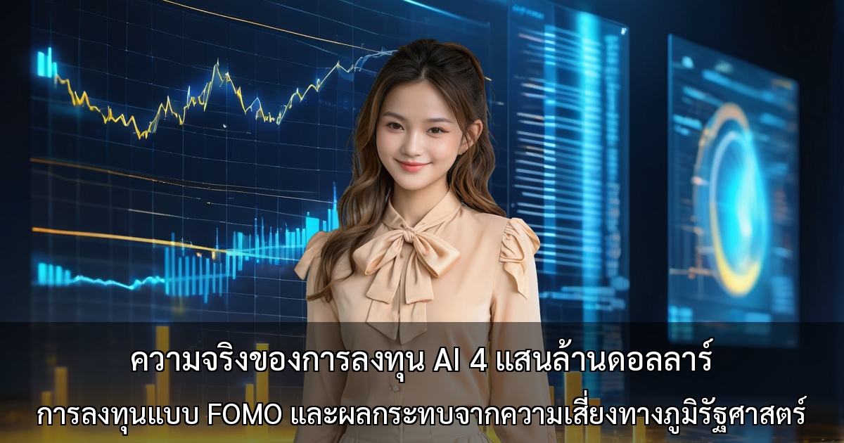 บูม AI 4 แสนล้านดอลลาร์กับ ROI