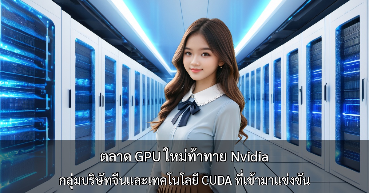 ตลาด GPU ใหม่ท้าทาย Nvidia กลุ่มบริษัทจีนและเทคโนโลยี CUDA เข้าสู่การแข่งขัน
