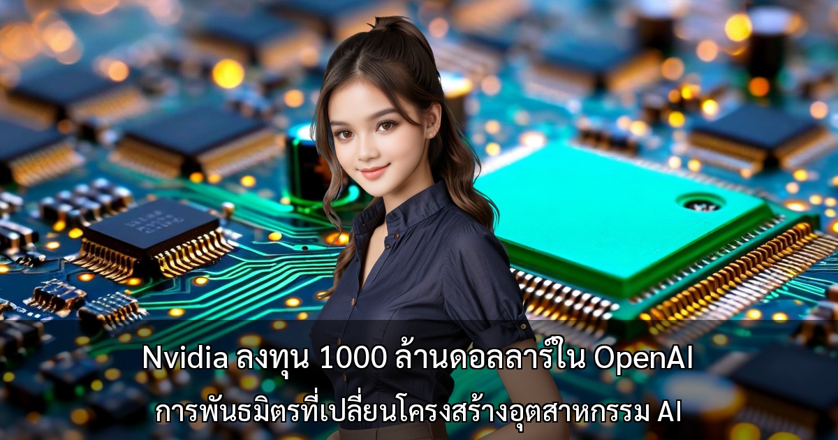 Nvidia ลงทุน 100,000 ล้านดอลลาร์ใน OpenAI～การพันธมิตรที่เปลี่ยนโครงสร้างอุตสาหกรรม AI
