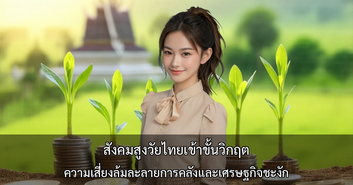 สังคมสูงวัยไทยเข้าขั้นวิกฤต～ความเสี่ยงล้มละลายการคลังและเศรษฐกิจชะงัก