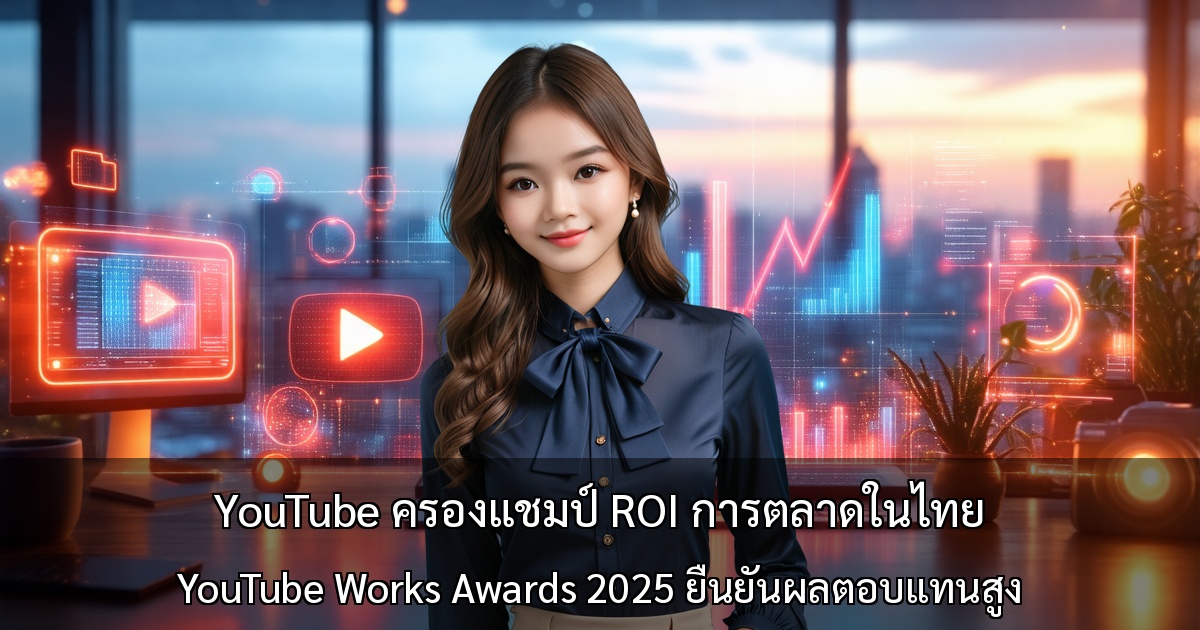 YouTube ครองแชมป์ ROI การตลาดในไทย ~ YouTube Works Awards 2025 ยืนยันผลตอบแทนสูง