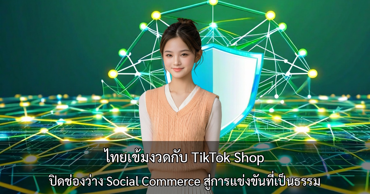 ไทยเข้มงวดกับ TikTok Shop～ปิดช่องว่าง Social Commerce สู่การแข่งขันที่เป็นธรรม