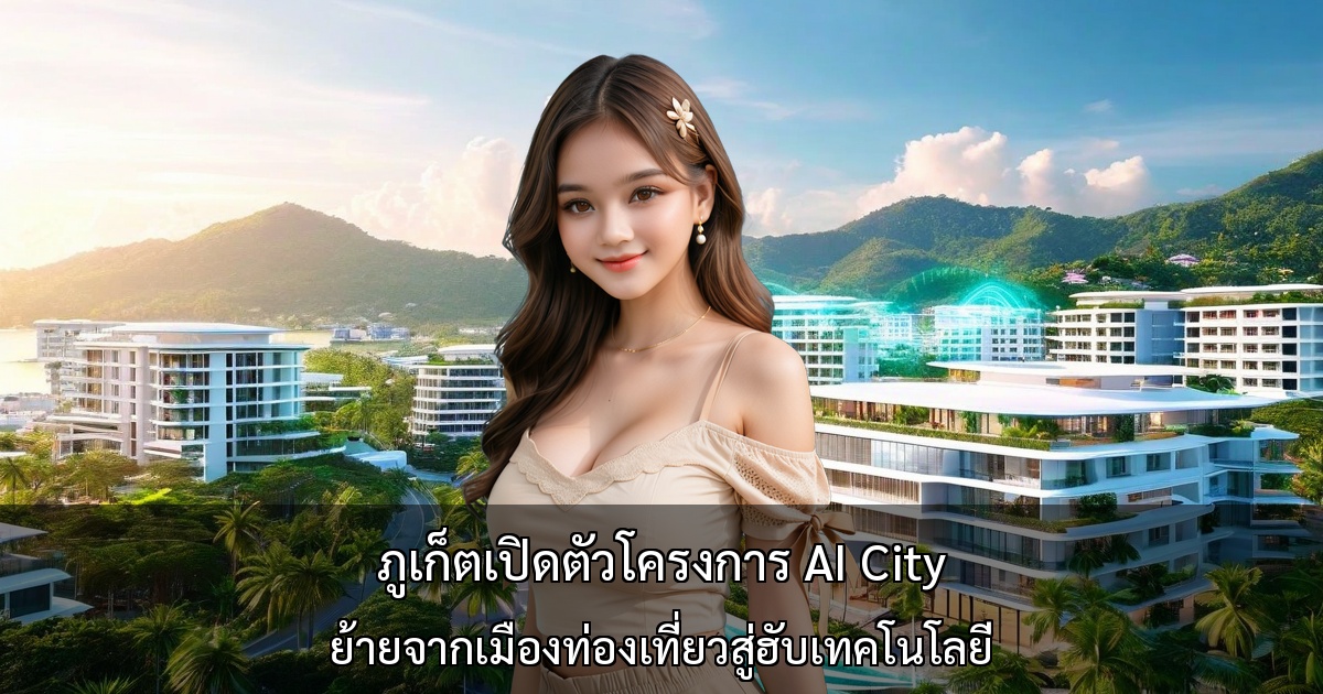 ภูเก็ตเปิดตัวโครงการ AI City ย้ายจากเมืองท่องเที่ยวสู่ฮับเทคโนโลยีเอเชียตะวันออกเฉียงใต้