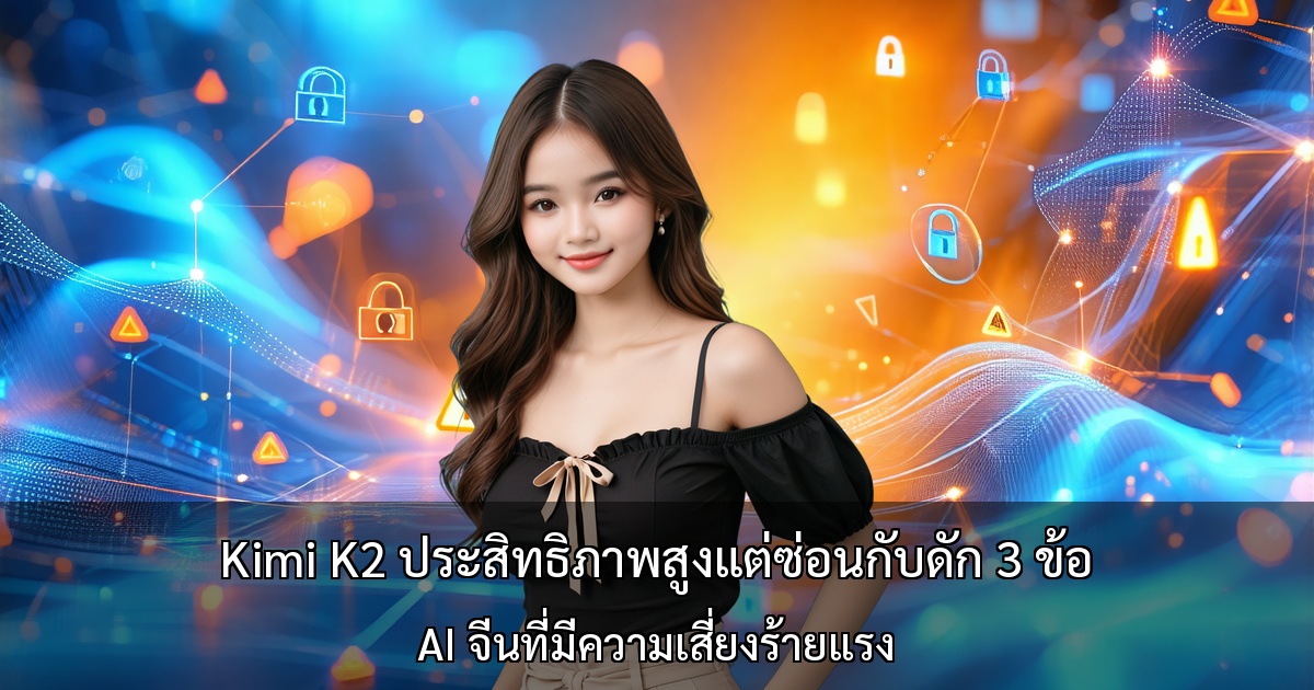 AI จีน Kimi K2 ซ่อนความเสี่ยงร้ายแรง～ทำไมไม่แนะนำให้บริษัทไทยใช้～