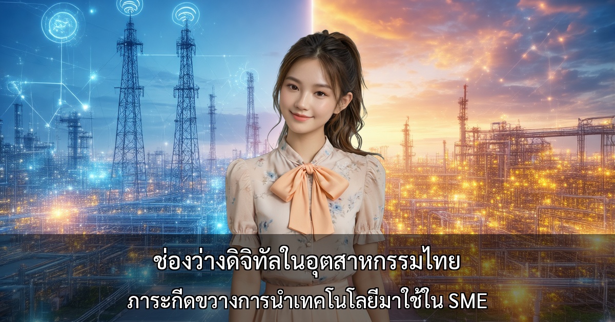 ช่องว่างดิจิทัลในอุตสาหกรรมไทย ～ภาระกีดขวางการนำเทคโนโลยีมาใช้ใน SME～