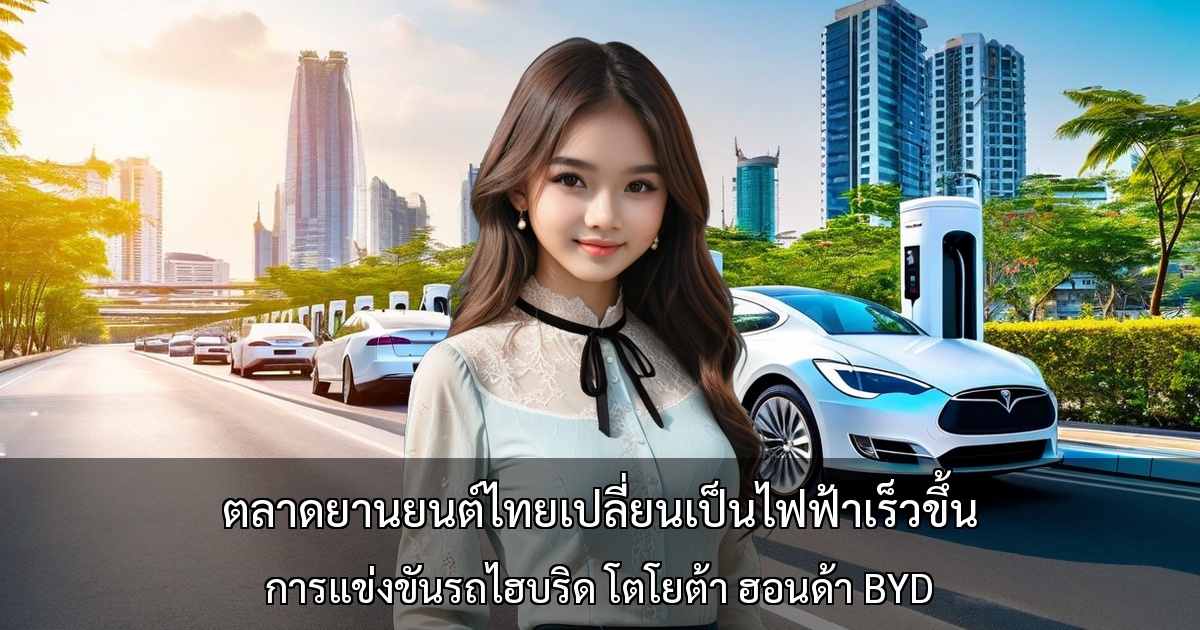 การแข่งขันรถไฮบริดซีดานขนาดเล็กในตลาดไทยเริ่มทวีความรุนแรง ～โตโยต้า ฮอนด้า BYD～