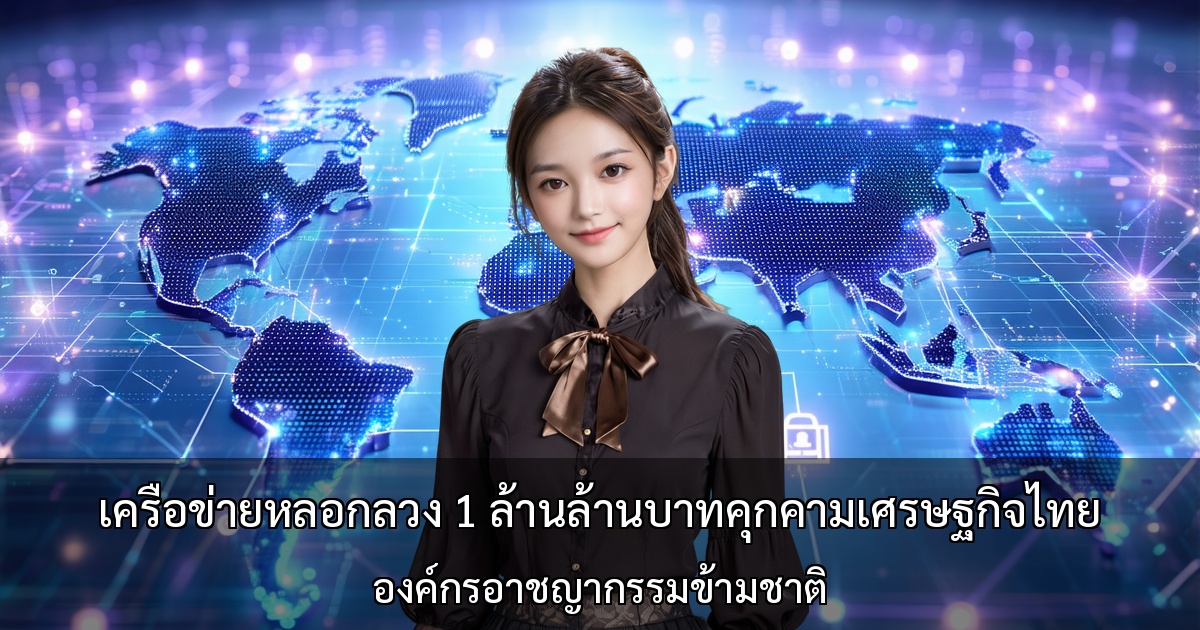 เครือข่ายหลอกลวง 1 ล้านล้านบาทคุกคามเศรษฐกิจไทย ~ องค์กรอาชญากรรมข้ามชาติ~