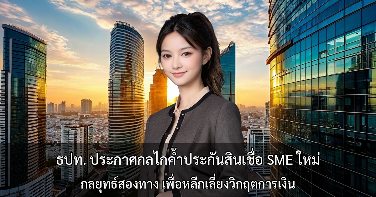 ธปท. เปิดตัวค้ำประกัน SME ใหม่ ~ กลยุทธ์สองทางรับมือวิกฤต~