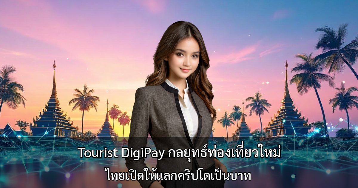 Tourist DigiPay กลยุทธ์การท่องเที่ยวใหม่ของไทย