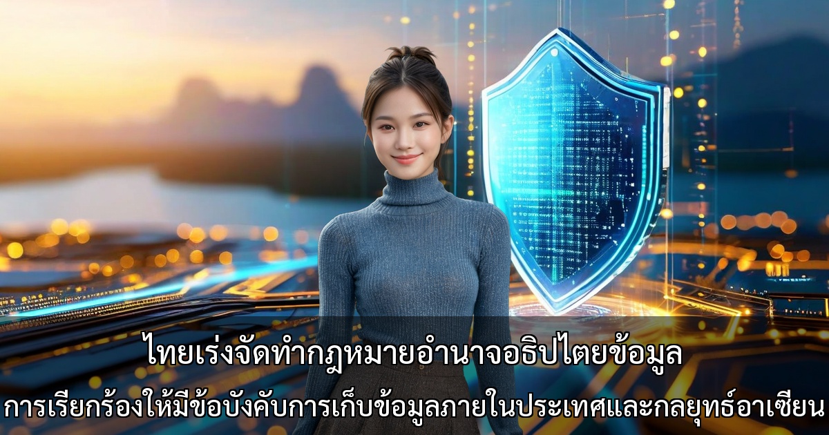 ไทยเร่งจัดทำกฎหมายอำนาจอธิปไตยข้อมูล